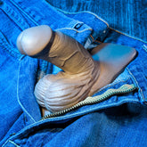 Gender X 4 Inch Silicone Packer - Dark 4 Inch Size Packers